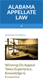 Mobile Screenshot of alabama-appellate.com